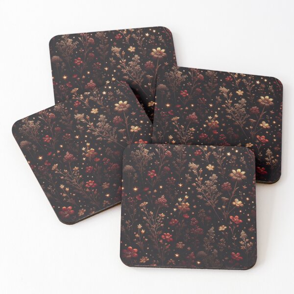 Item preview, Bronze Radiance: Gold and Bronze Wildflowers designed and sold by LyssasMindArt.
