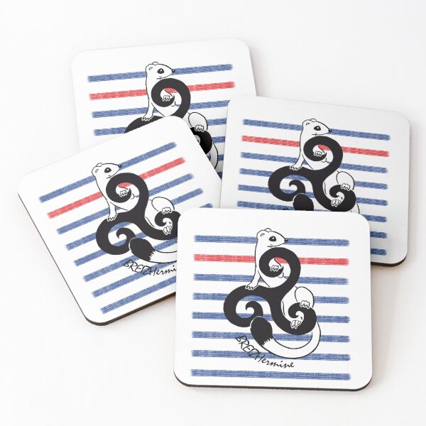 Item preview, Copy of Design "Ermine on triskel" on sailor background designed and sold by Artabbydesign.