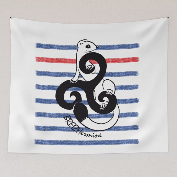 Item preview, Copy of Design "Ermine on triskel" on sailor background designed and sold by Artabbydesign.