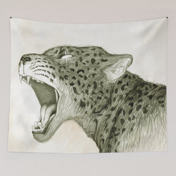 Item preview, Leopard Roaring designed and sold by Portraitvalley.