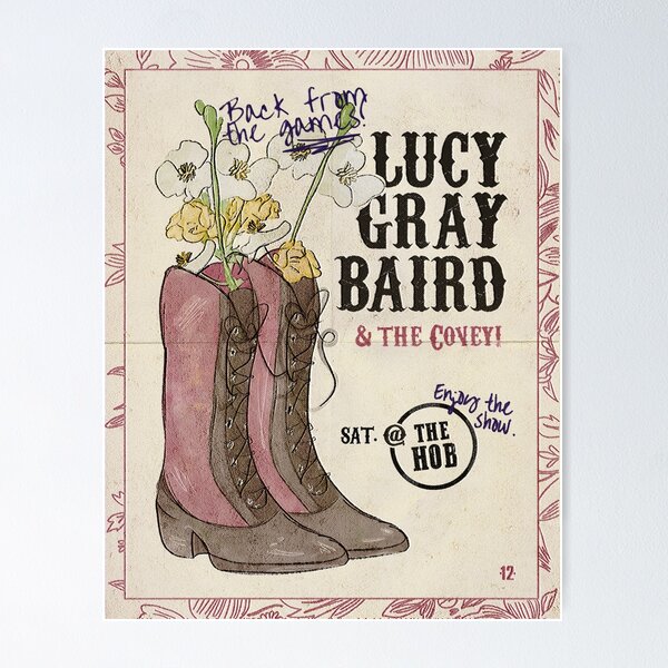 Item preview, lucy gray baird live @ hob designed and sold by ambyla.