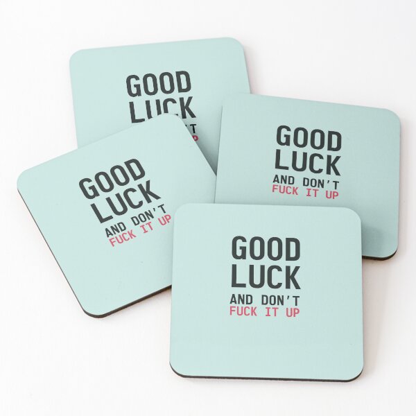 Item preview, Good Luck and don't fuck it up designed and sold by Posters-Factory.