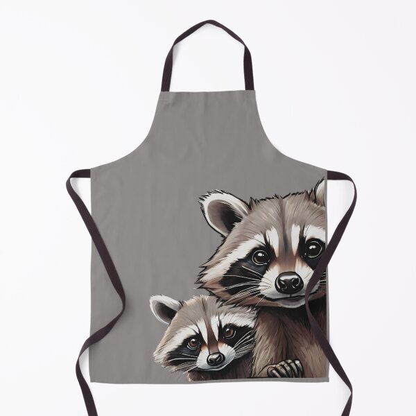 Item preview, Curious Rascals: Adorable Raccoons Peeking Tee – A Playful Twist for Wildlife Enthusiasts designed and sold by LittleGnomad.