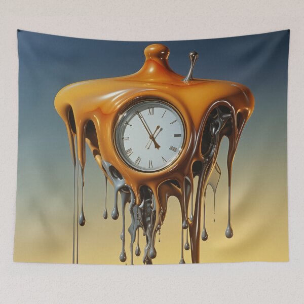 Item preview, Flowing Surreal Moments: The Colossal Clock Melt designed and sold by Mullet Monkey.