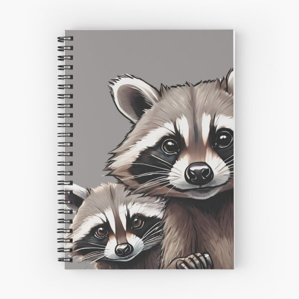 Item preview, Curious Rascals: Adorable Raccoons Peeking Tee – A Playful Twist for Wildlife Enthusiasts designed and sold by LittleGnomad.