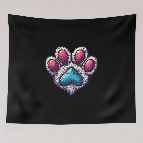 Item preview, Paw Heart Dog Lover's Delight Animal Enthusiast PET Valentine designed and sold by styleonestaa.