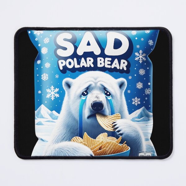 Item preview, Sad polar bear potato chips designed and sold by Cord75.