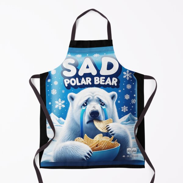 Item preview, Sad polar bear potato chips designed and sold by Cord75.