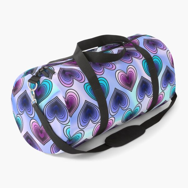 Item preview, Contrasting Colorful Hearts Pattern in Cool Colors designed and sold by AloraDawnEve.