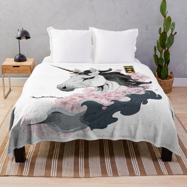 Item preview, Unicorn in japanese style designed and sold by TheRealmWithin.