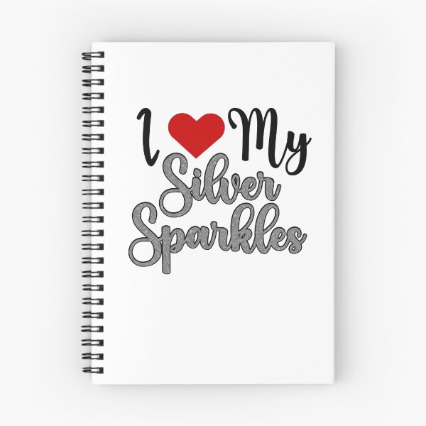 Item preview, I Love My Silver Sparkles (Script) designed and sold by SilverLocksShop.