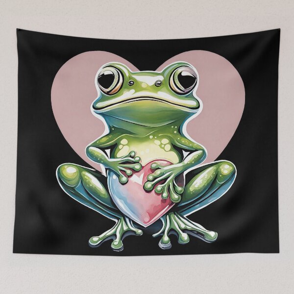 Item preview, Funky Frogs Love designed and sold by joyfulcow.