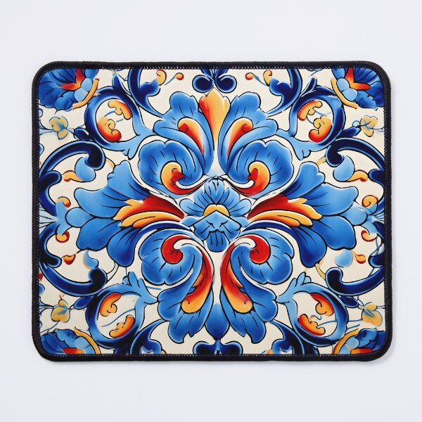 Item preview, decorative spanish ceramic tile print designed and sold by dcrc.