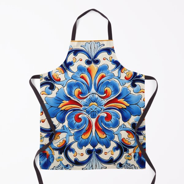 Item preview, decorative spanish ceramic tile print designed and sold by dcrc.