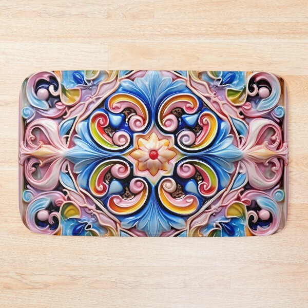 Item preview, decorative Italian ceramic tile print designed and sold by dcrc.