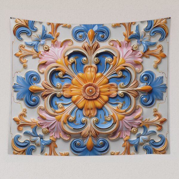 Item preview, decorative Italian ceramic tile print designed and sold by dcrc.