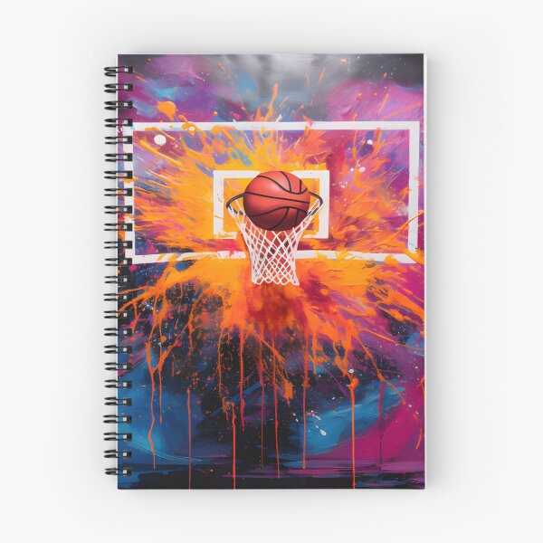Item preview, Basketball Abstract Splash Art designed and sold by jendrip.
