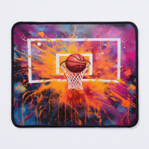 Item preview, Basketball Abstract Splash Art designed and sold by jendrip.
