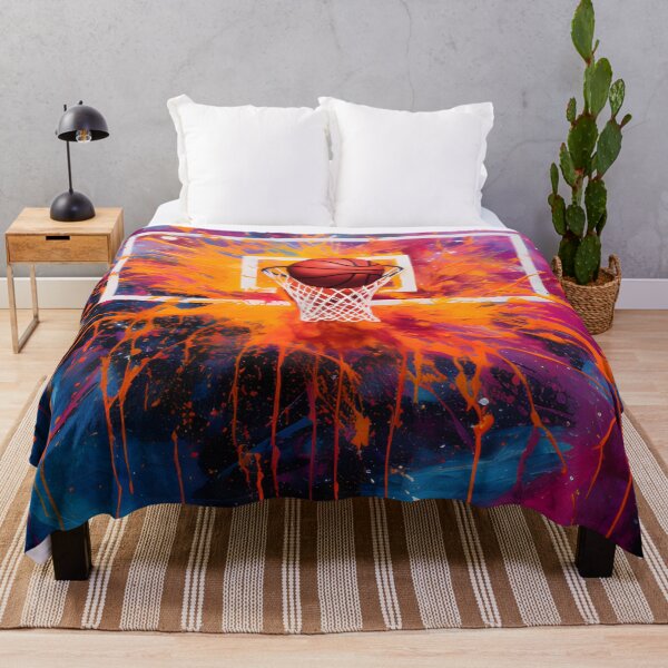 Item preview, Basketball Abstract Splash Art designed and sold by jendrip.