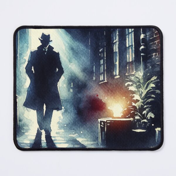 Item preview, Noir Watercolor Dark Alley with a Secret designed and sold by RESToRAPTOR.