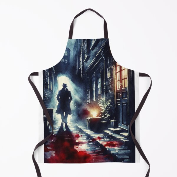 Item preview, Noir Watercolor Dark Alley with a Secret designed and sold by RESToRAPTOR.