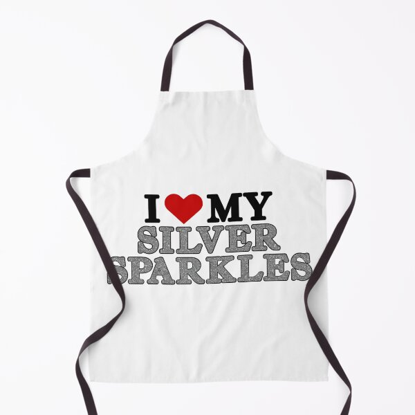 Item preview, I Love My Silver Sparkles (Text) designed and sold by SilverLocksShop.