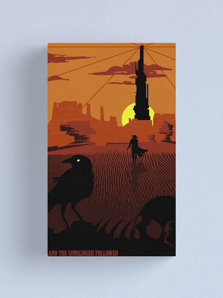 Alternate view of ...and the Gunslinger followed Canvas Print
