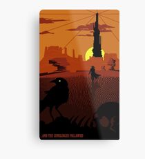 ...and the Gunslinger followed Metal Print