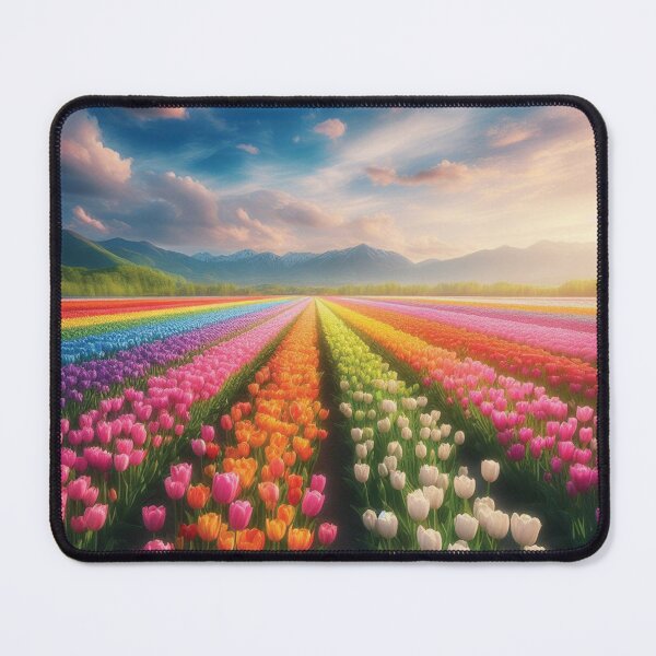 Item preview, Serenity in Rainbow Tulips designed and sold by gabrieltiveron.