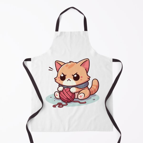 Item preview, Cute Angry Cartoon Cat designed and sold by InkFlugel.
