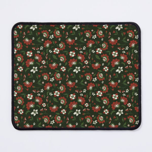 Item preview, Folkdance Flowers on a Dark Background designed and sold by Carolynpaints.