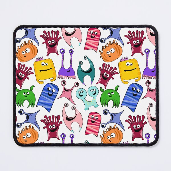 Item preview, Cute Colorful Monsters All Over Print and Sticker Pack designed and sold by Unhinged Heather.
