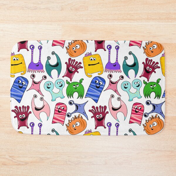 Item preview, Cute Colorful Monsters All Over Print and Sticker Pack designed and sold by Unhinged Heather.