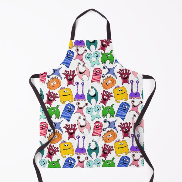 Item preview, Cute Colorful Monsters All Over Print and Sticker Pack designed and sold by Unhinged Heather.