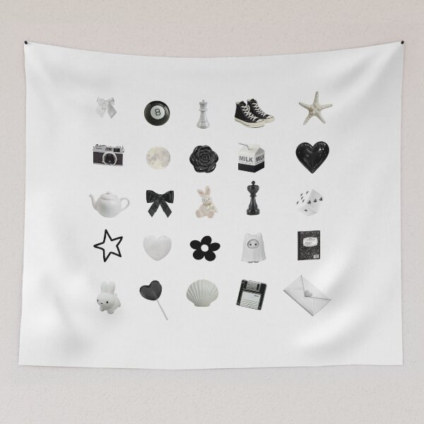 Item preview, Black And White Miscellaneous Pack Collage designed and sold by ninacollages.