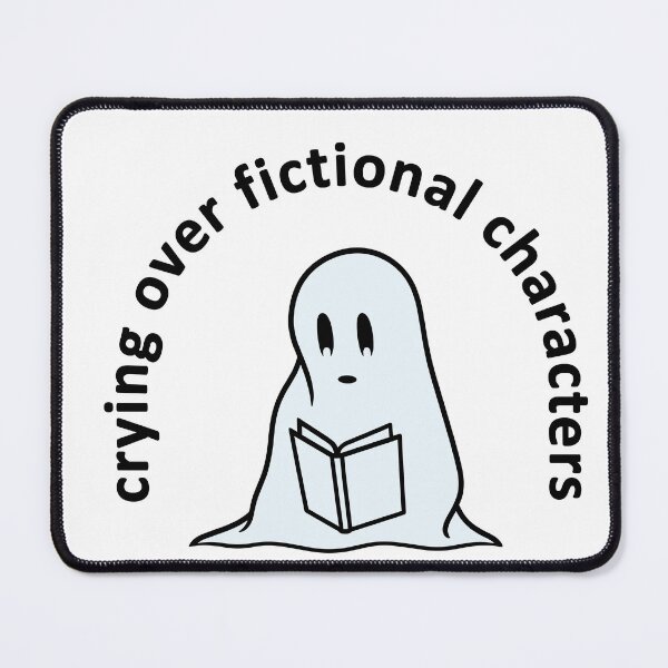 Item preview, Cute Ghost Crying Over Fictional Characters designed and sold by ArtemMKV.