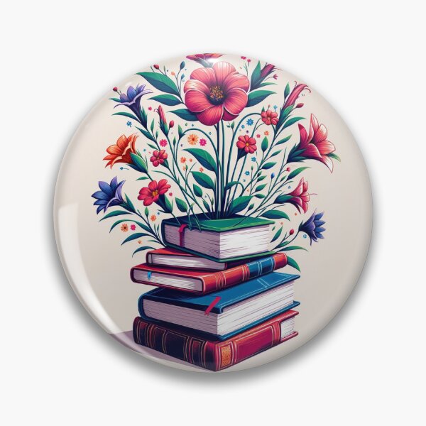 Item preview, Flowers and books designed and sold by CyberQuesters.