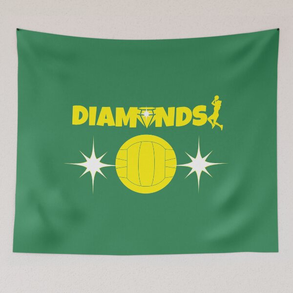 Item preview, Diamonds Australia Women's Netball  designed and sold by theflandonian.