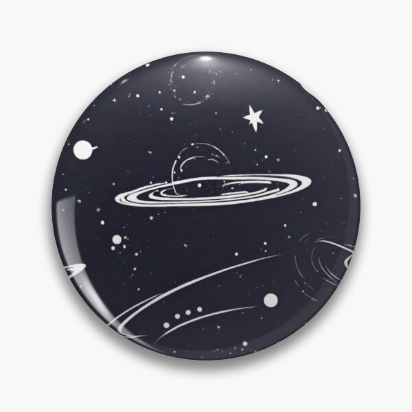 Item preview, Minimalist planet pattern designed and sold by StellarVerse-.