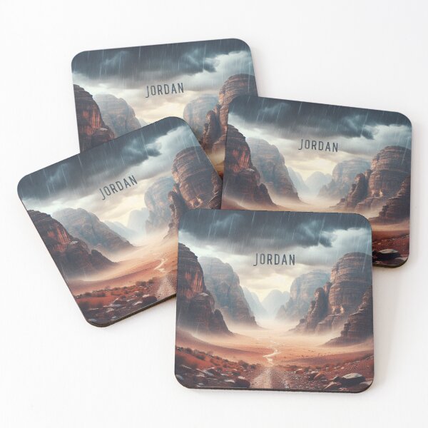 Item preview, WADI RAM SAND LAND AND HIGH HILLS - SCINEMATIC RAINY VIEW designed and sold by MimoD.