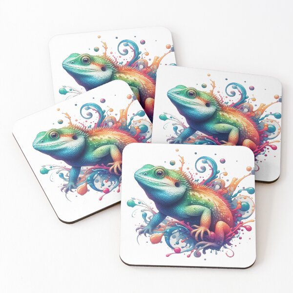 Item preview, Colorful Agama Lizard designed and sold by Emanuel Gabrielle.