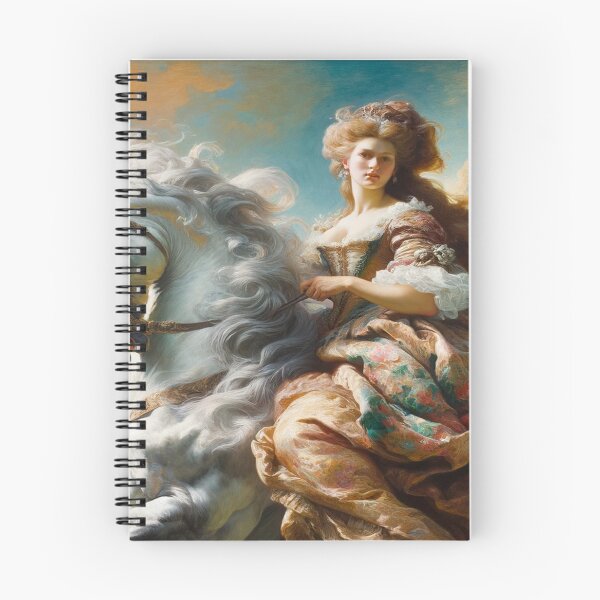 Item preview, Enchanting Equestrian Elegance | Majestic Woman and Horse in Rubens Style designed and sold by irek07.