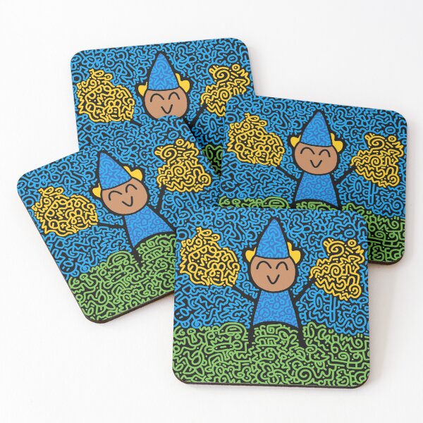 Item preview, Wavy Wizard of Doodleland designed and sold by Demi-doodles.