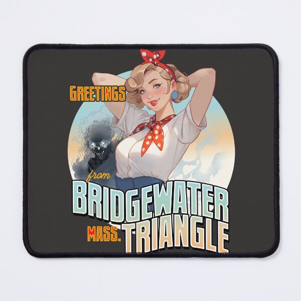 Item preview, Bridgewater Triangle - pinup postcard designed and sold by vlepkaaday.