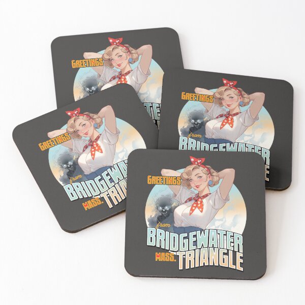 Item preview, Bridgewater Triangle - pinup postcard designed and sold by vlepkaaday.