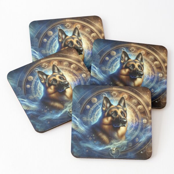 Item preview, Canine Cosmic Guardian designed and sold by ArtemioVisions.