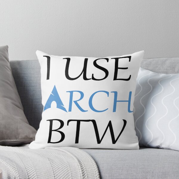 Item preview, I use Arch btw  designed and sold by blueflame-art.