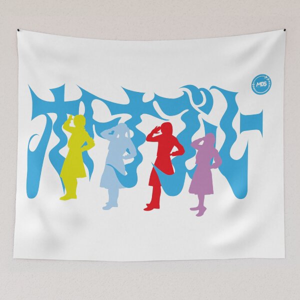 Item preview, Silhouette design of the Atarashii Gakko group! in the autumnblue era designed and sold by mbs-desing.