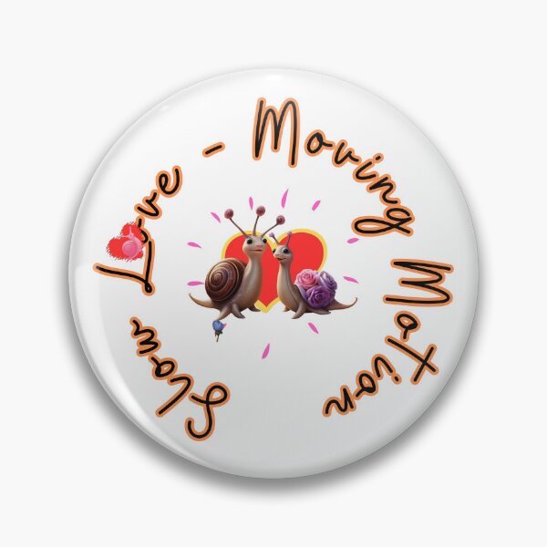 Item preview, Snails-Slow love moving motion designed and sold by RoseAIArtRhythm.