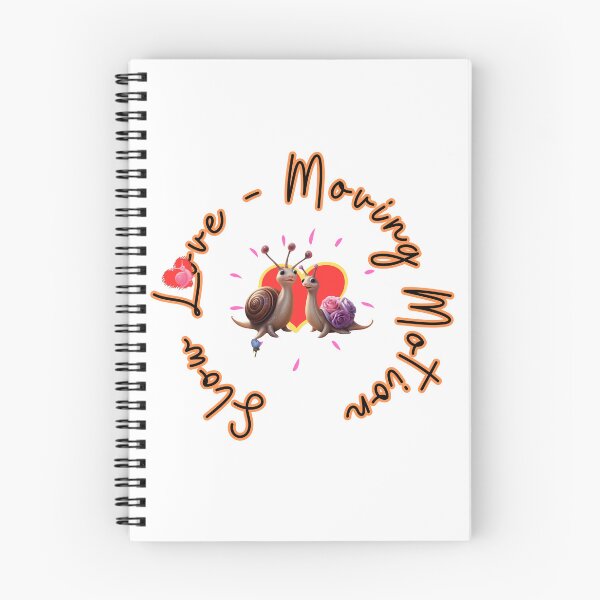 Item preview, Snails-Slow love moving motion designed and sold by RoseAIArtRhythm.